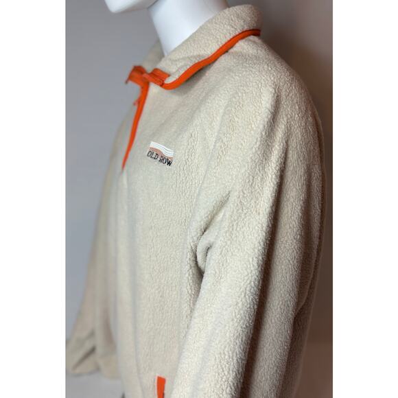 NWT Old Row Snap Fleece, Burn Oranfe Mens 2XL - has dust spot - Picture 4 of 6